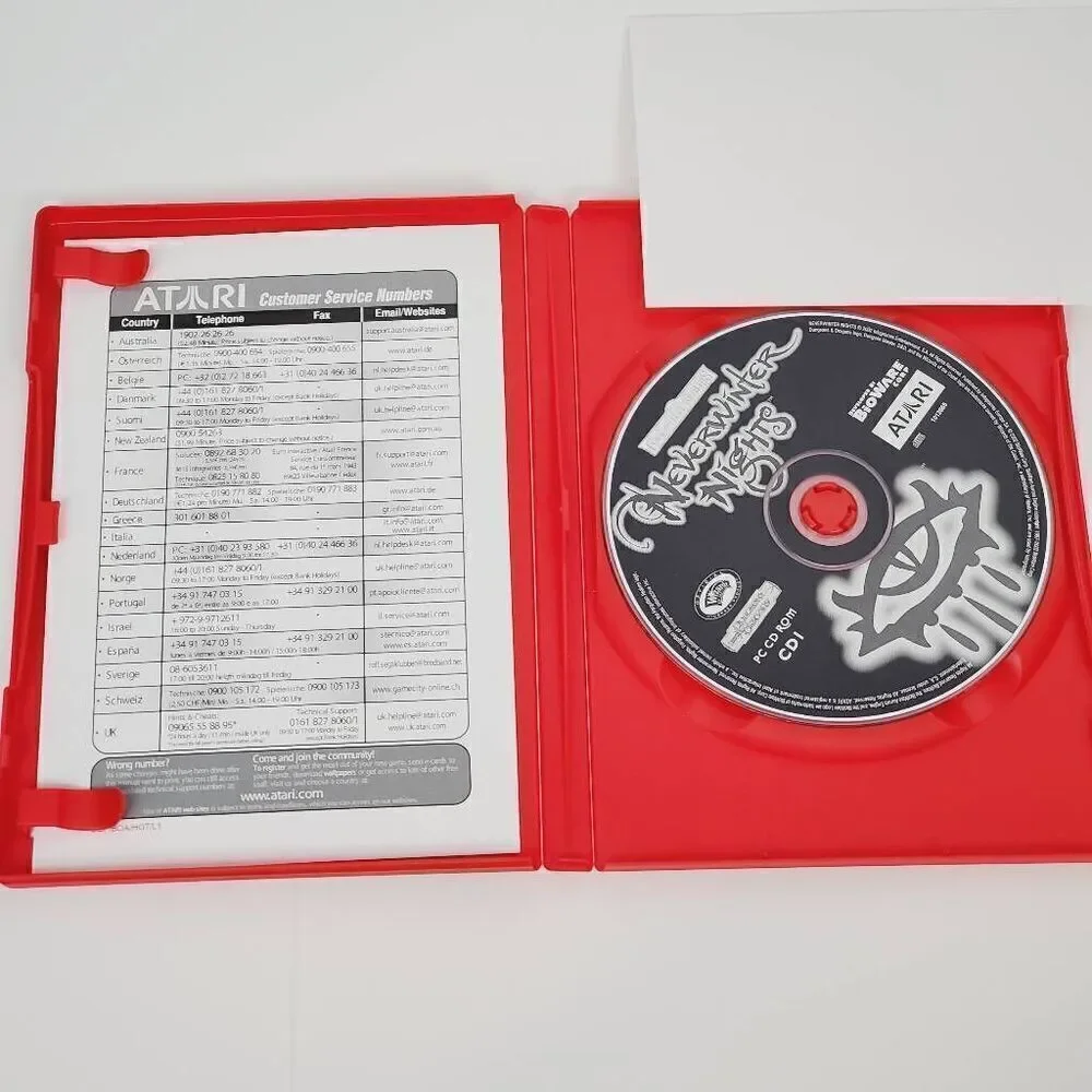Neverwinter Nights, Forgotten Relms, PC CD-ROM Video Game